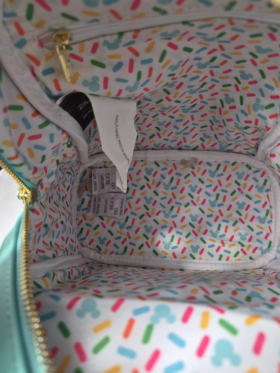 Loungefly Kids Ice Cream Sundae Mini Backpack Waffle Cone Pink, Aqua & Yellow main image 2